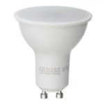 Лампа светодиодная Gauss 9 Вт GU10 рефлектор MR16 4100К естественный белый свет 180-240 В