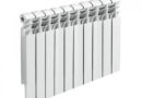 Радиатор биметаллический 500 мм 10 секций 1″ боковое подключение белый
