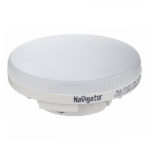 Лампа светодиодная Navigator 10 Вт GX53 таблетка 4000К естественный белый свет 220 В диммируемая
