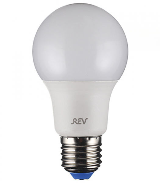 Лампа светодиодная REV 7 Вт E27 груша A60 2700К теплый белый свет 180-240 В матовая