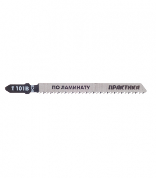 Пилки для лобзика Практика T101В (034-434) по ламинату L75 мм чистый рез (2 шт.)
