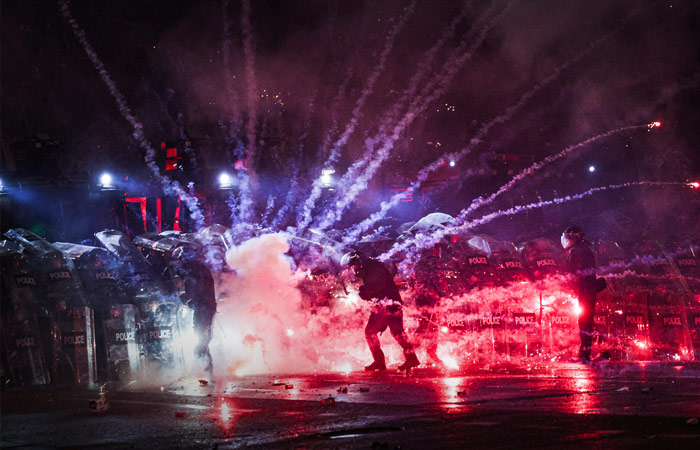Тбилиси уведомил Москву о задержании четырех граждан РФ во время протестов